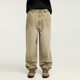 P&B wide leg baggy fit light skin jeans for men