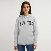 infnity women light grey zipper hoodies for winter