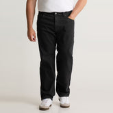 MC gordn easy relex fit stretchable Black jeans for men