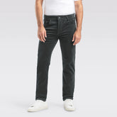 MC modren fit stretchable grey corduroy jeans for men
