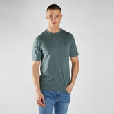desel crew neck green tee shirt for men
