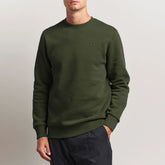 avx mens crew neck dark green sweat shirt for winter
