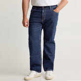 MC gordn easy relex fit stretchable blue jeans for men