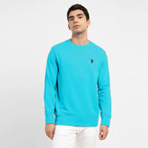 polo asn mens crew neck ferozi shirt for winter