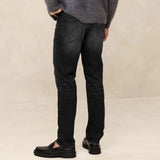 BR Slim fit stretchable faded black jeans for men