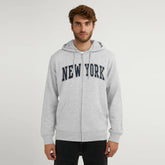 infnity mens light grey zipper hoodies for winter