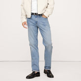 BR Slim fit stretchable light blue jeans for men