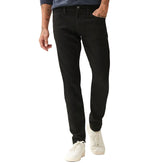 Premium pant slim fit stretchable black jeans for men