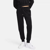 avx women Black fleece sweat jogger trouser for winter