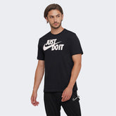 nke crew neck black tee shirt for men