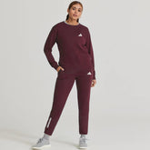 addi dryfit active wear maroon tracksuit for women
