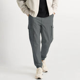 CA relaxed fit grey 6 pocket cargo pant for men