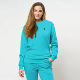 polo asn women crew neck ferozi shirt for winter