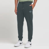 avx mens dark grey fleece sweat jogger trouser for winter