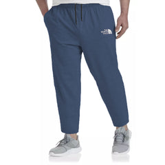 nrth face men slim fit light blue plus size jersey trouser for summer