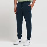 avx mens blue fleece sweat jogger trouser for winter