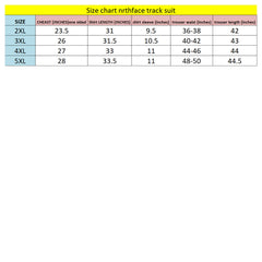 nrt face plus size zink summer track suit for women