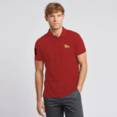 polo regular fit embroidered red premium polo for men