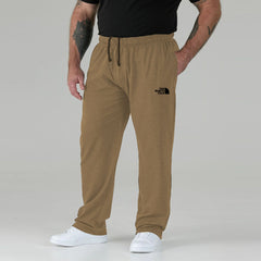 nrth face men straight/loose fit skin plus size terry trouser for summer