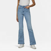 CA bootcut leg stretchable sky blue ladies jeans