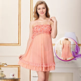 wozuly baby doll peach lace Lingerie
