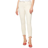 santury high rise stretchable frey hem skin social ankle skinny jeans