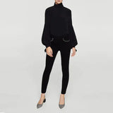 brand mgo jet black skinny stretchable women jeans (4437600010288)