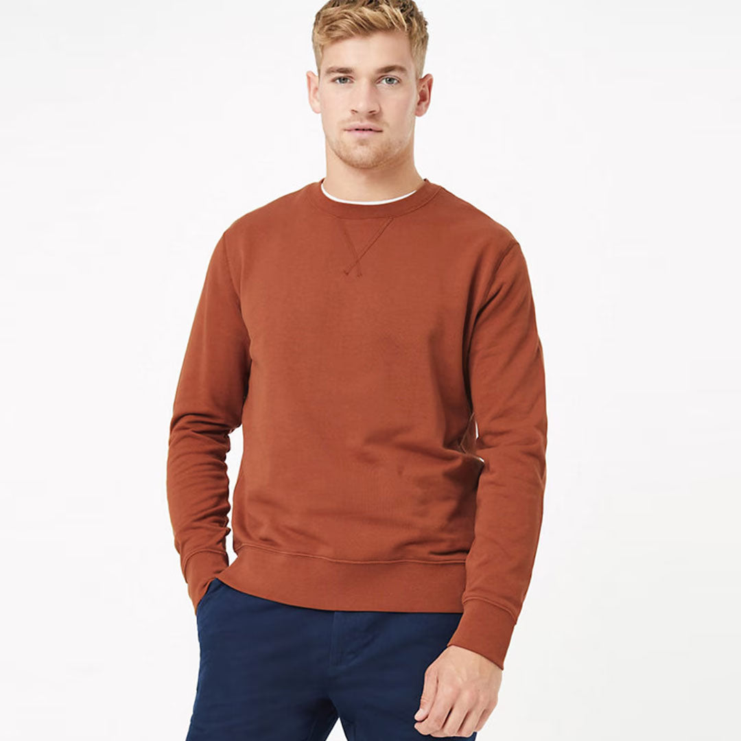 nxt crew neck mustered winter sweat shirt for men