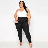 ava skinny fit stretchable jet black plus size jeans for women