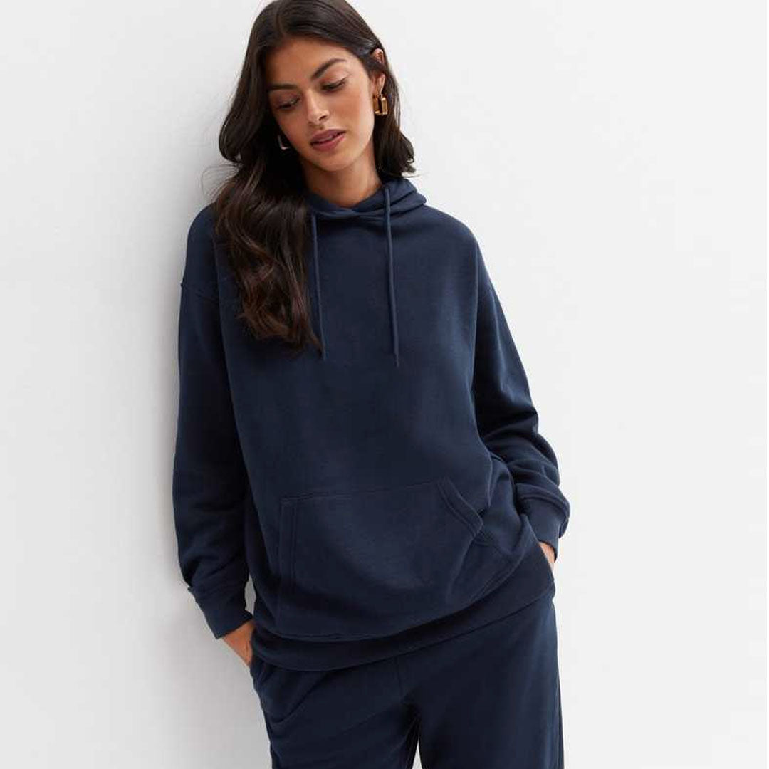 nxt pullover navy blue hoodies for women