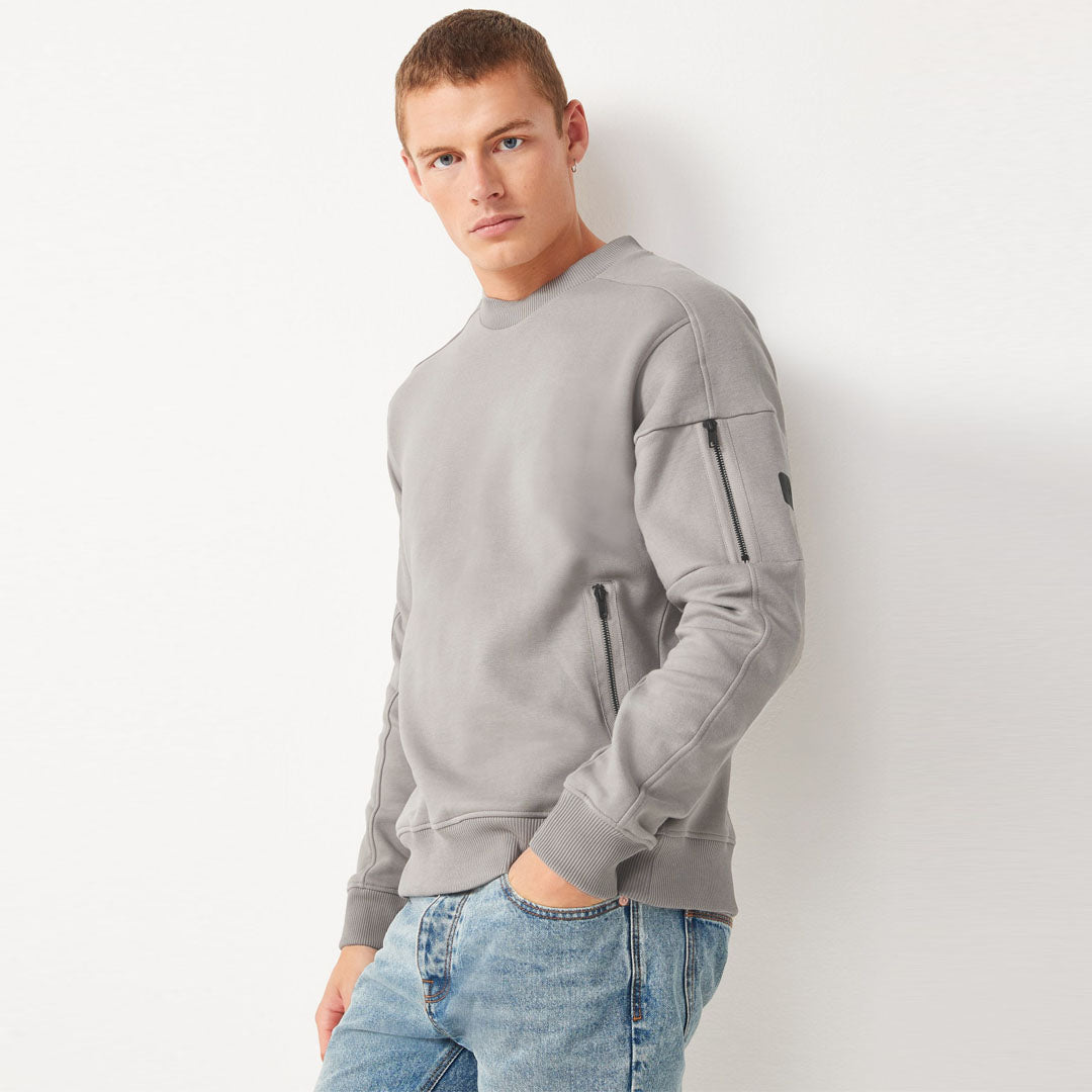 nxt crew neck grey winter sweat shirt for men