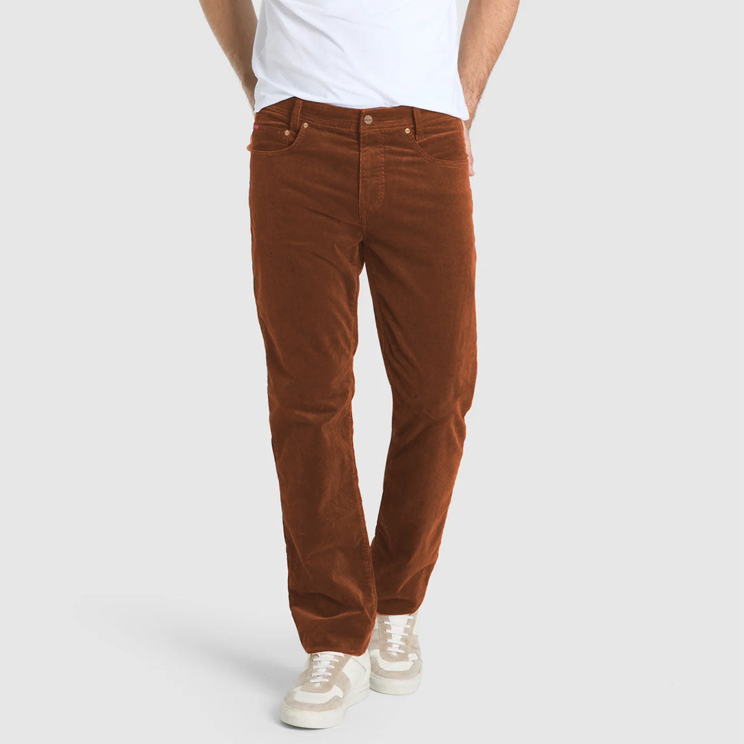 MC modren fit stretchable mustered corduroy jeans for men
