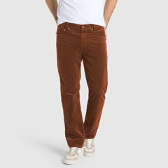 MC modren fit stretchable mustered corduroy jeans for men