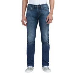 dml classic fit stretchable brownish blue men jeans