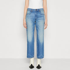 wrnglr bootcut mid blue jeans for women