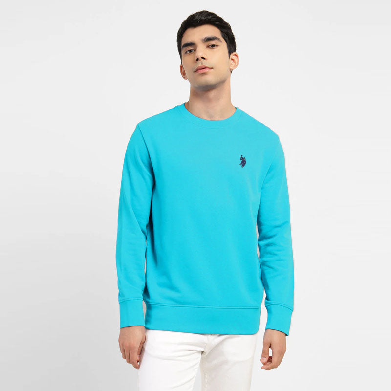 polo asn mens crew neck ferozi shirt for winter