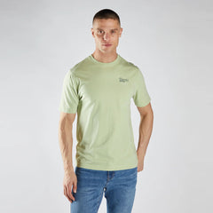 desel crew neck light green tee shirt for men