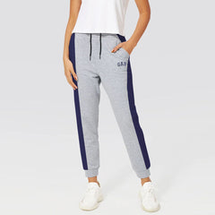 gp slim fit light grey winter sweat jogger pant for women