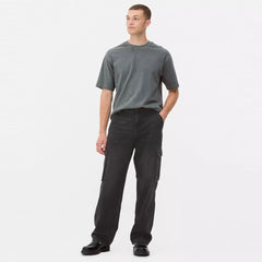 HM loose fit/baggy fit black cargo jeans for men