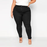 ava skinny fit stretchable jet black plus size jeans for women