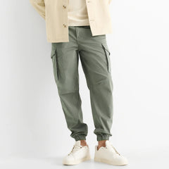CA relaxed fit light green 6 pocket cargo pant for men