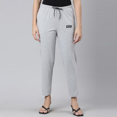 gp slim fit jet light grey summer trouser for women