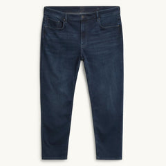 Tu plus size straight fit stretchable dark blue jeans for men