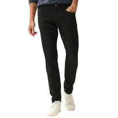 Premium pant slim fit stretchable black jeans for men