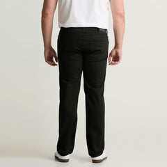 dresmen plus size regular fit comfort stretchable jet black jeans for men