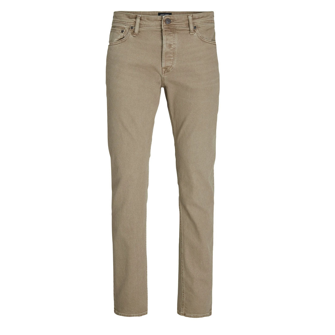 JJ tapered stretchable beige jeans for men