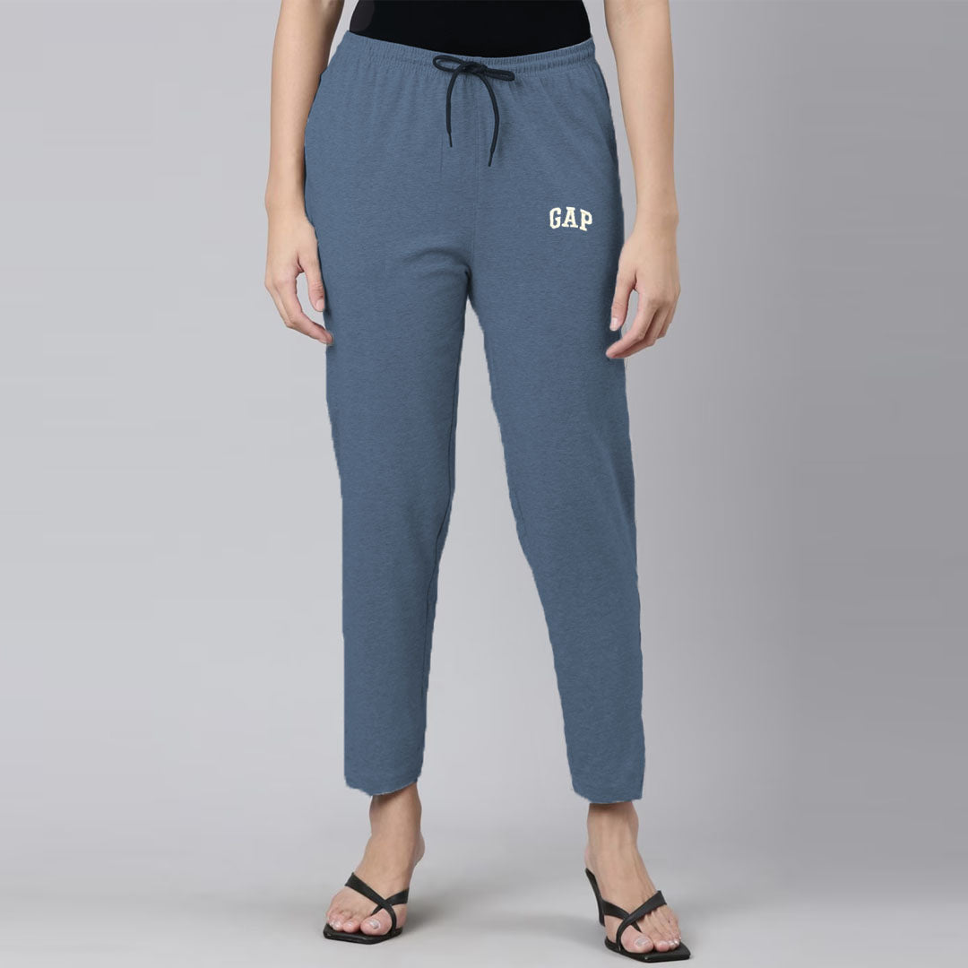 gp slim fit jet light blue summer trouser for women