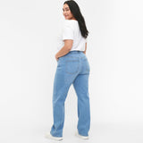 zizi extra straight fit stretchable sky blue women jeans