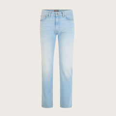 dresmen plus size regular fit comfort stretchable light blue jeans for men