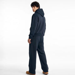 ZR drop shoulder / baggy unisex cotton blue tracksuit for winter